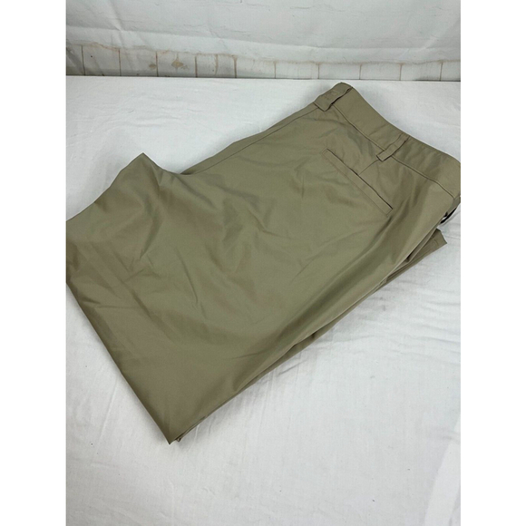COPY - Men’s Fila Sport Golf Khaki Chino Pants Size 50 Beige Straight Leg Flat … - Picture 2 of 5